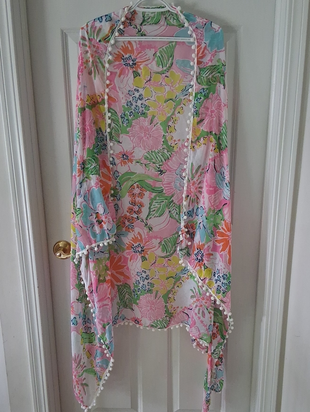 Lilly Pulitzer For Target Nosey Posey Multicolor Beach Wrap OS